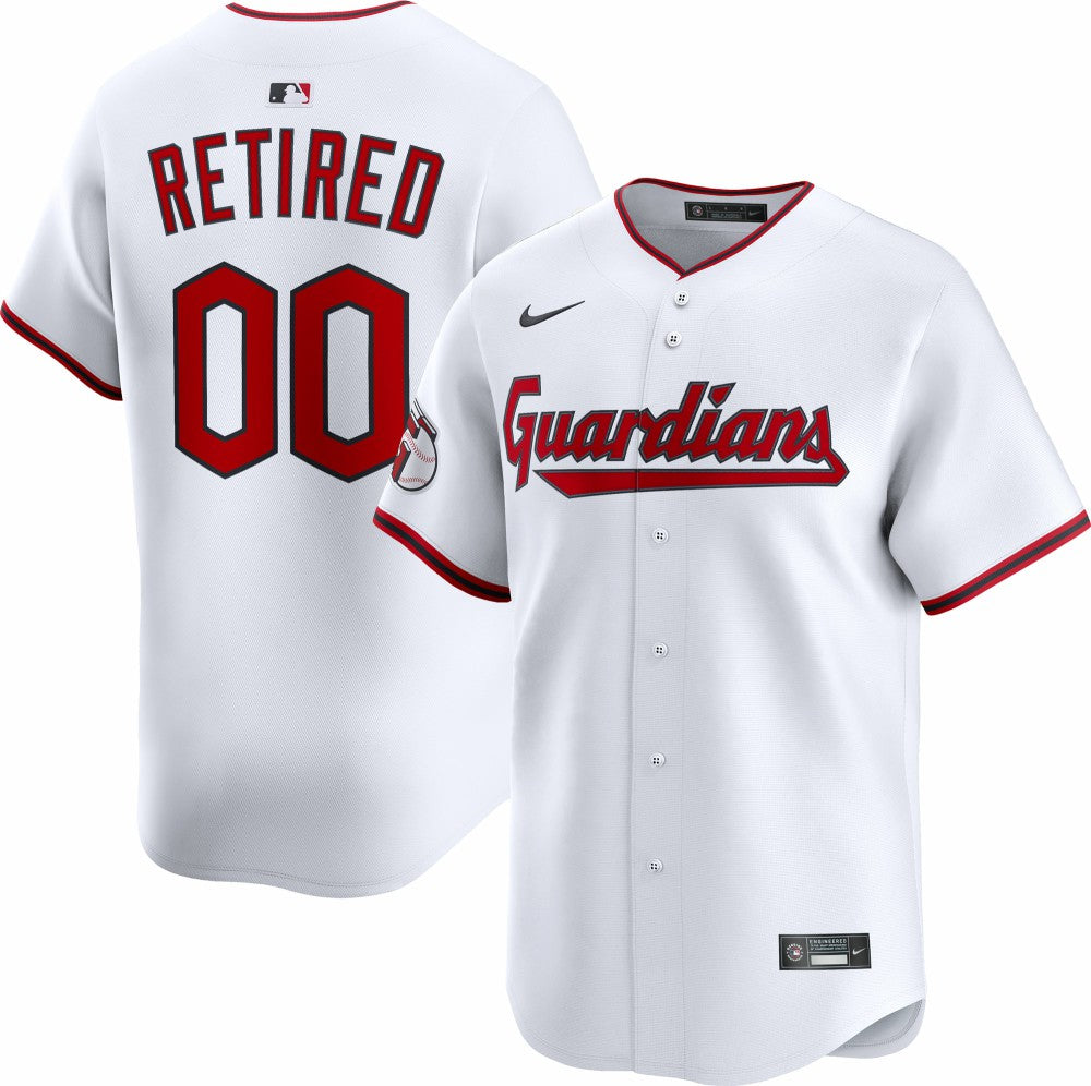 Cleveland Guardians Nike Home Limited Pick-A-Player Retired Roster Jersey - MLB Jerseys