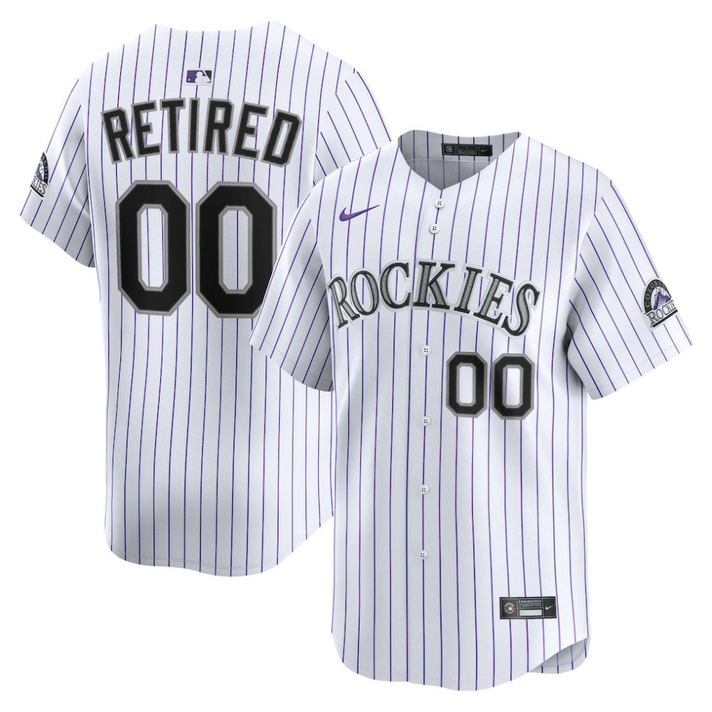 Colorado Rockies Nike Home Limited Pick-A-Player Retired Roster Jersey - MLB Jerseys
