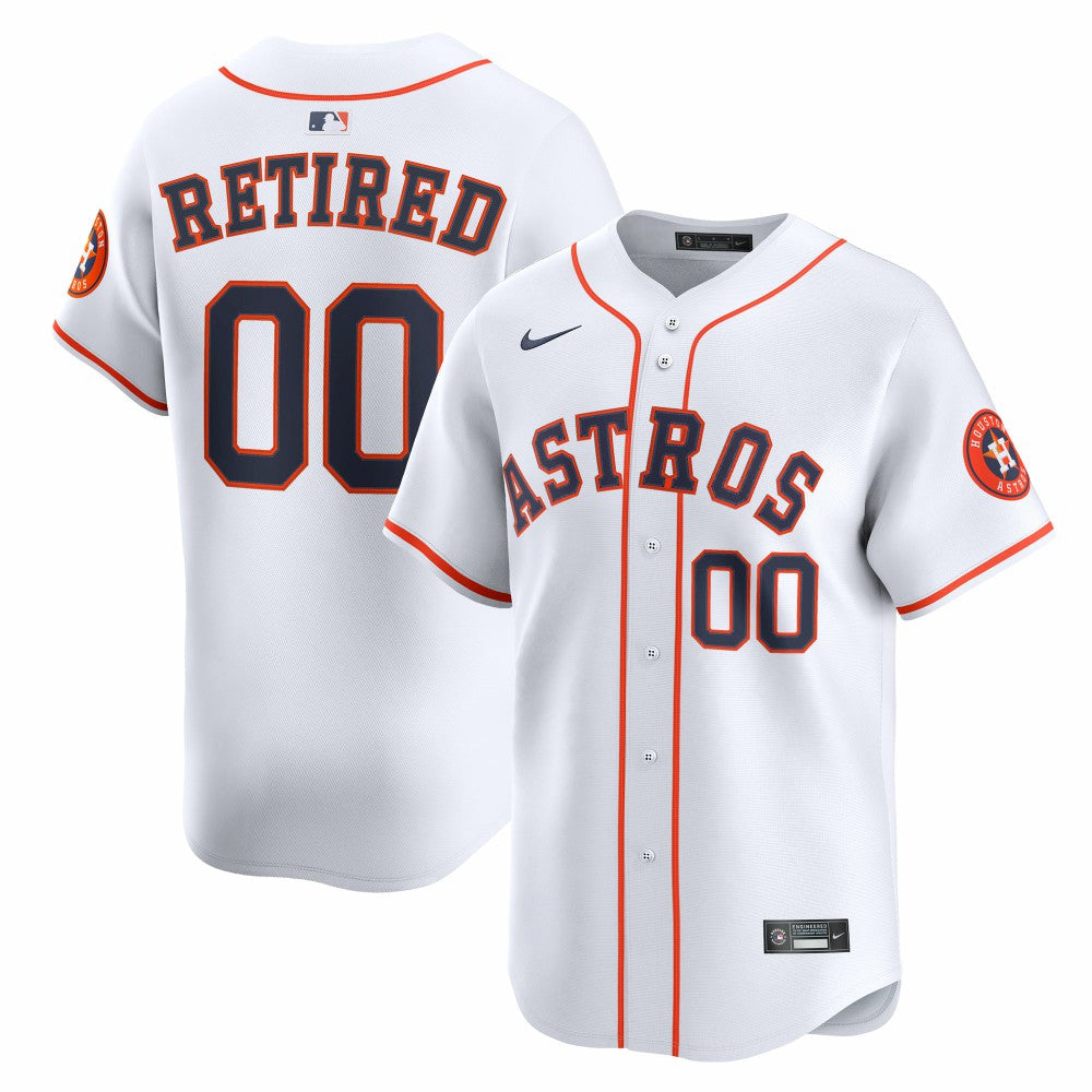 Houston Astros Nike Home Limited Pick-A-Player Retired Roster Jersey - MLB Jerseys