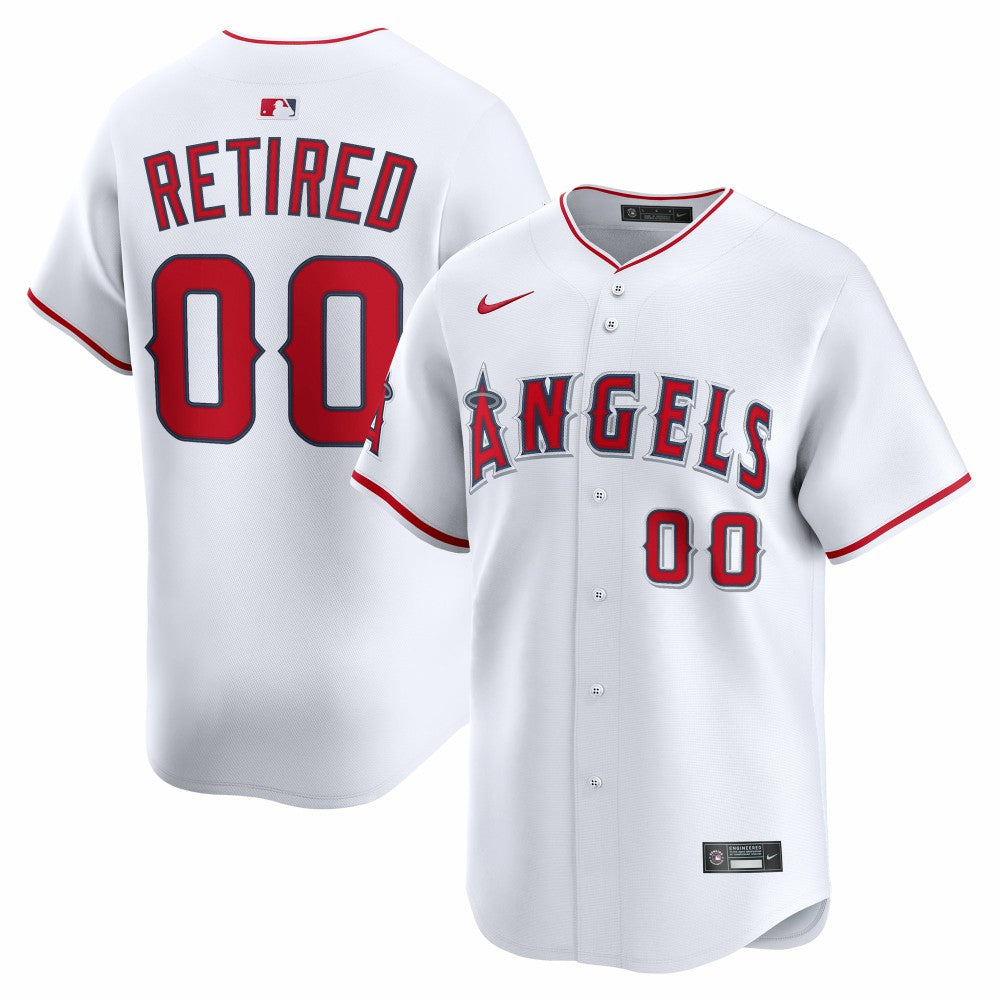 Los Angeles Angels Nike Home Limited Pick-A-Player Retired Roster Jersey - MLB Jerseys