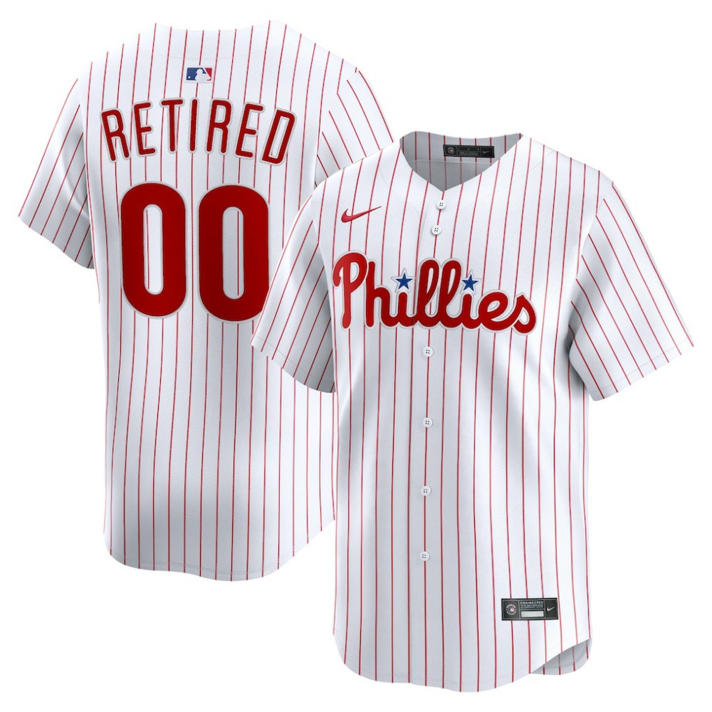 Philadelphia Phillies Nike Home Limited Pick-A-Player Retired Roster Jersey - MLB Jerseys