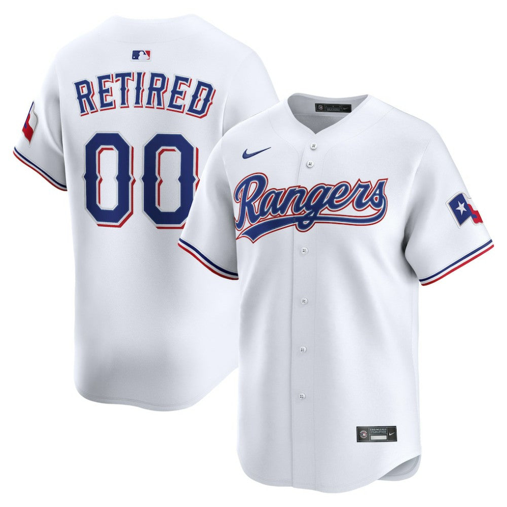 Texas Rangers Nike Home Limited Pick-A-Player Retired Roster Jersey - MLB Jerseys