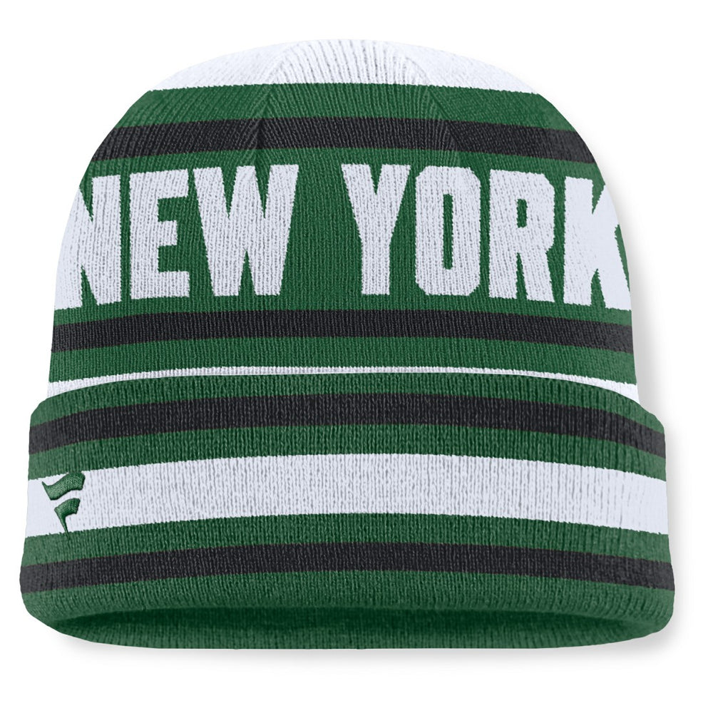 New York Jets Center Cuffed Knit Hat | NFL Outlet