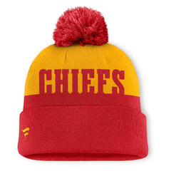 Kansas City Chiefs Punter Cuffed Knit Hat with Pom | NFL On sale