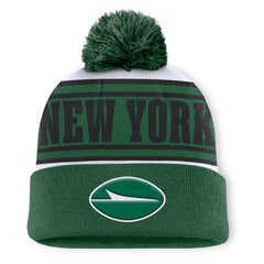 New York Jets Center Cuffed Knit Hat with Pom | NFL On sale