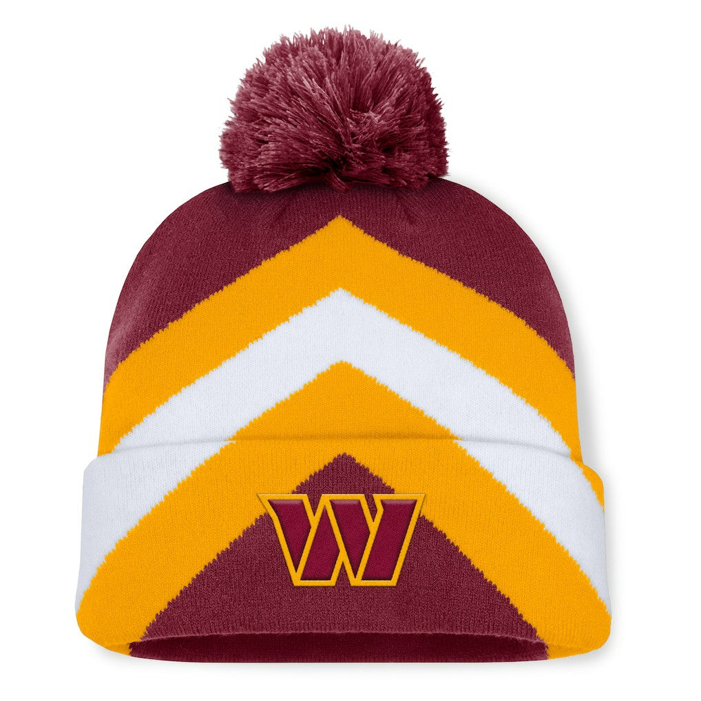 Washington Commanders Women's Cornerback Cuffed Knit Hat with Pom | NFL Outlet