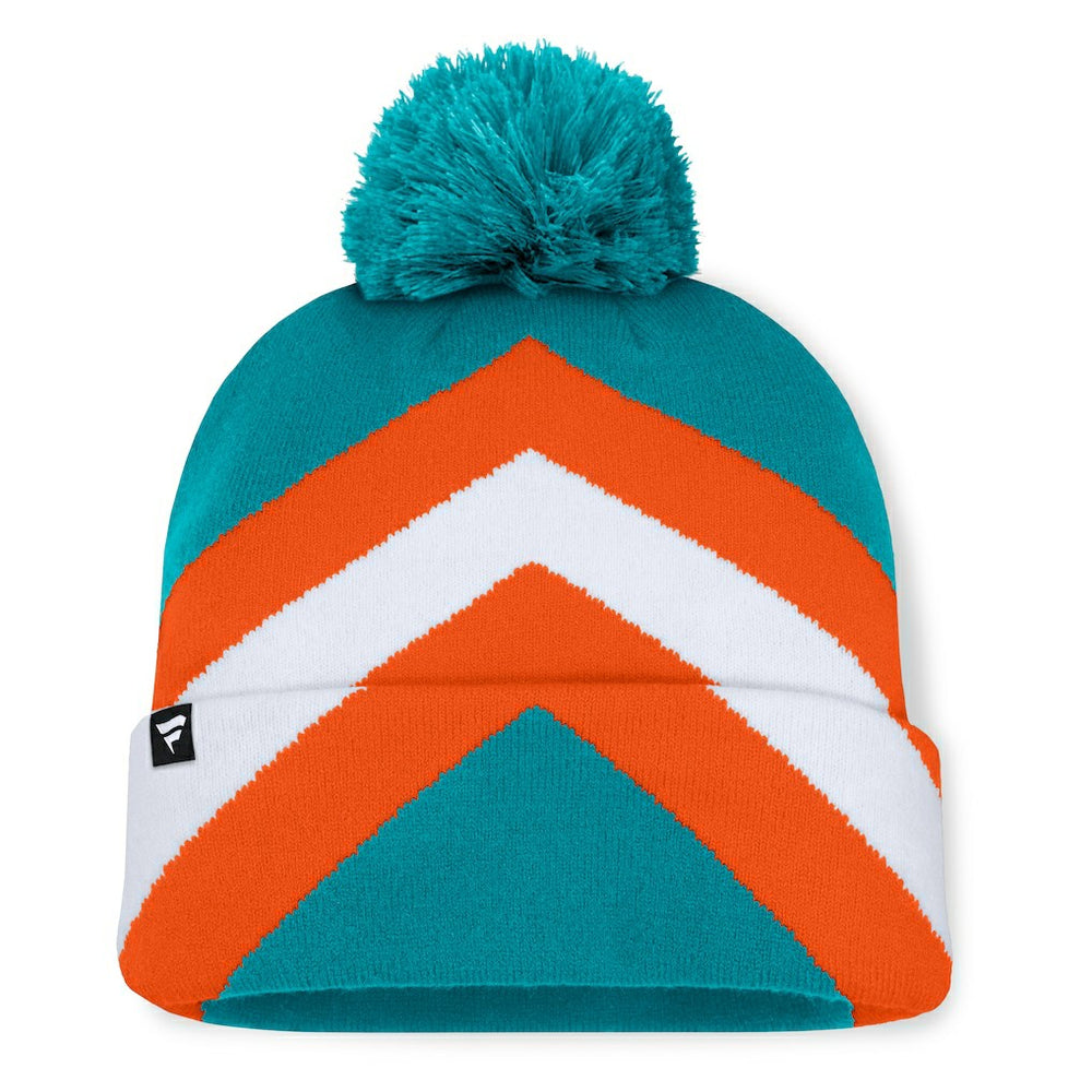 Miami Dolphins Women's Cornerback Cuffed Knit Hat with Pom | NFL On sale