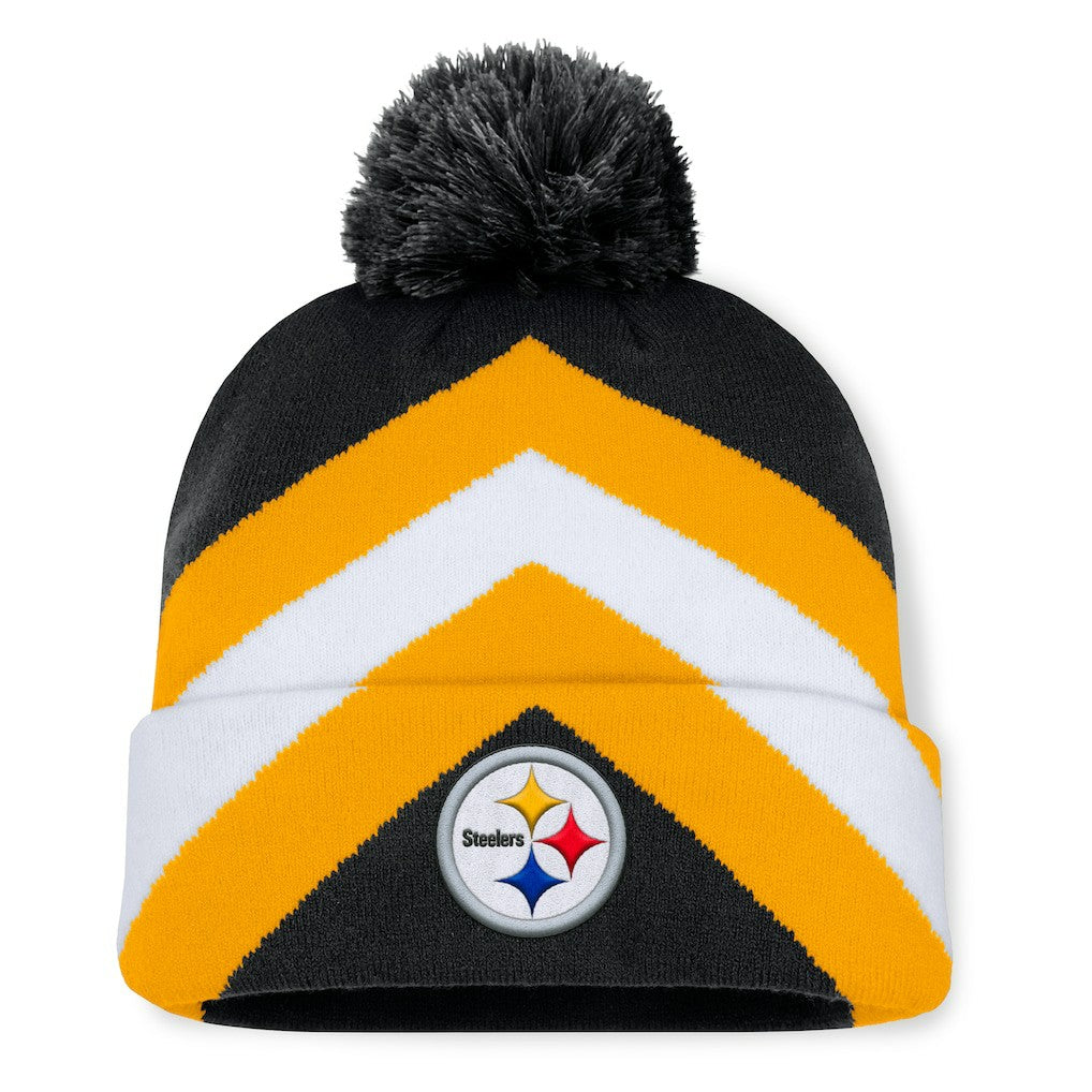 Pittsburgh Steelers Women's Cornerback Cuffed Knit Hat with Pom | NFL Sale