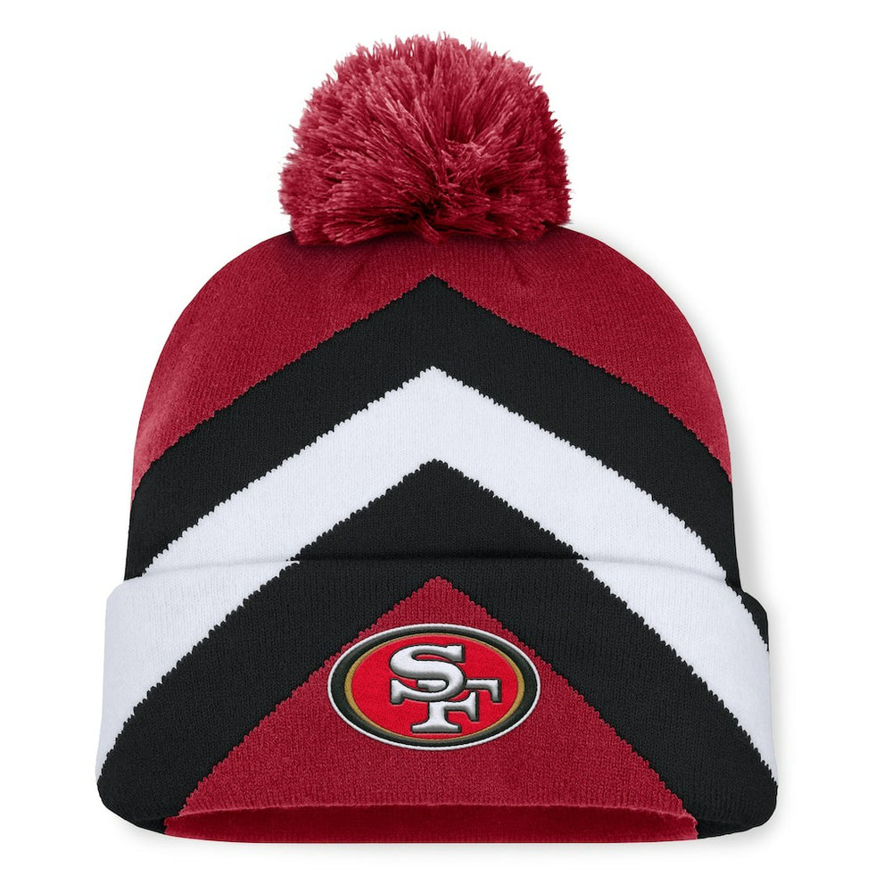 San Francisco 49ers Women's Cornerback Cuffed Knit Hat with Pom | NFL Discount