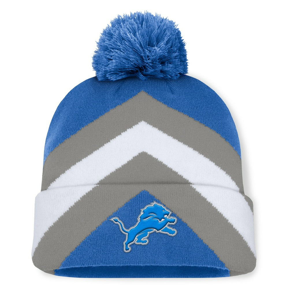 Detroit Lions Women's Cornerback Cuffed Knit Hat with Pom | NFL Online