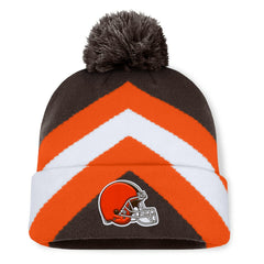Cleveland Browns Women's Cornerback Cuffed Knit Hat with Pom | NFL Hot