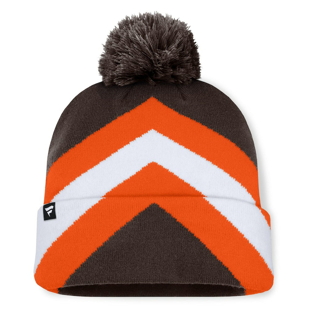 Cleveland Browns Women's Cornerback Cuffed Knit Hat with Pom | NFL Hot