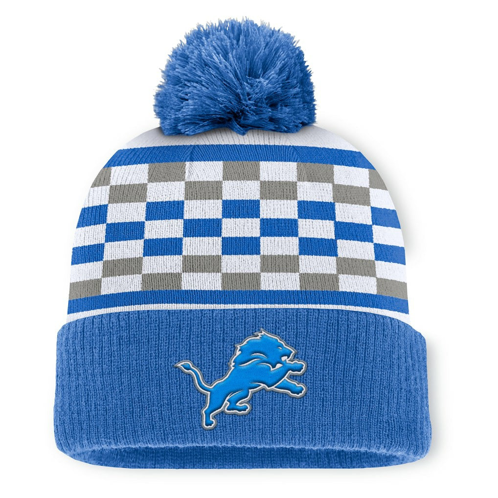 Detroit Lions Women's End Zone Cuffed Knit Hat with Pom | NFL On sale