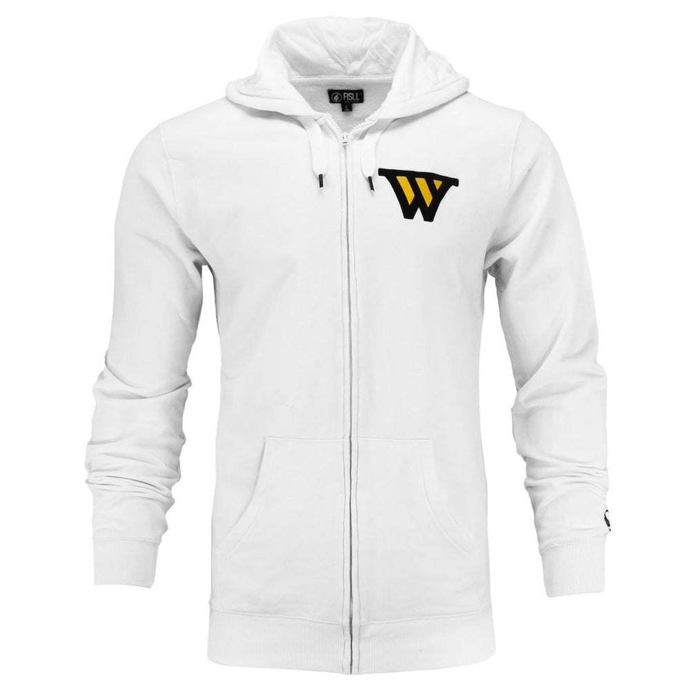 White Golden State Warriors FISLL x Benny Gold Unisex Association Edition Full-Zip Hoodie sale | NBA