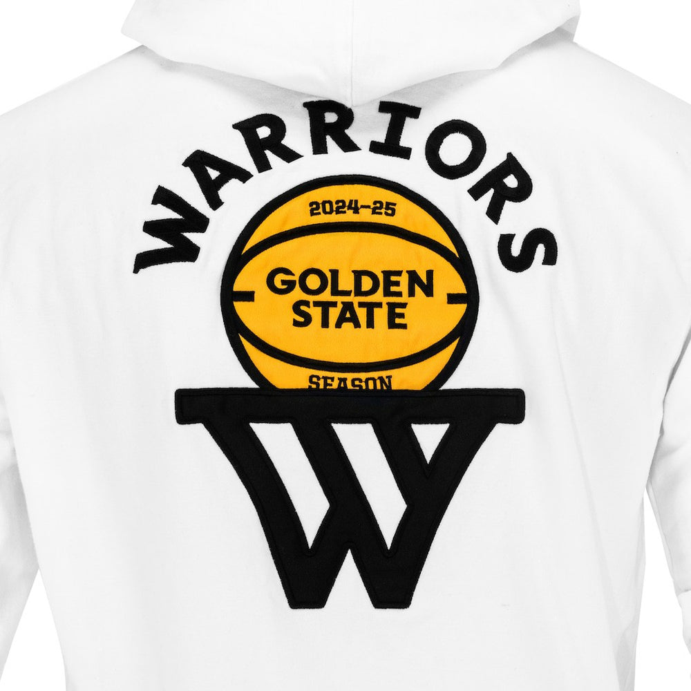 White Golden State Warriors FISLL x Benny Gold Unisex Association Edition Full-Zip Hoodie sale | NBA
