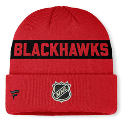 Chicago Blackhawks Fanatics Centennial Cuffed Knit Hat -  NHL Hats