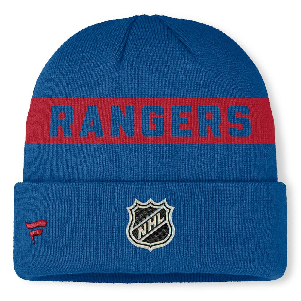 New York Rangers Fanatics Centennial Authentic Pro Cuffed Knit Hat -  NHL Hats
