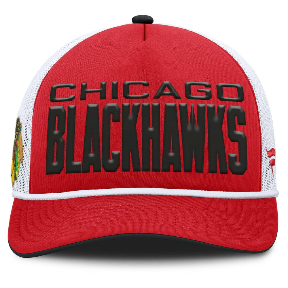 Chicago Blackhawks Fanatics Centennial Foam Front Adjustable Trucker Hat -  NHL Hats