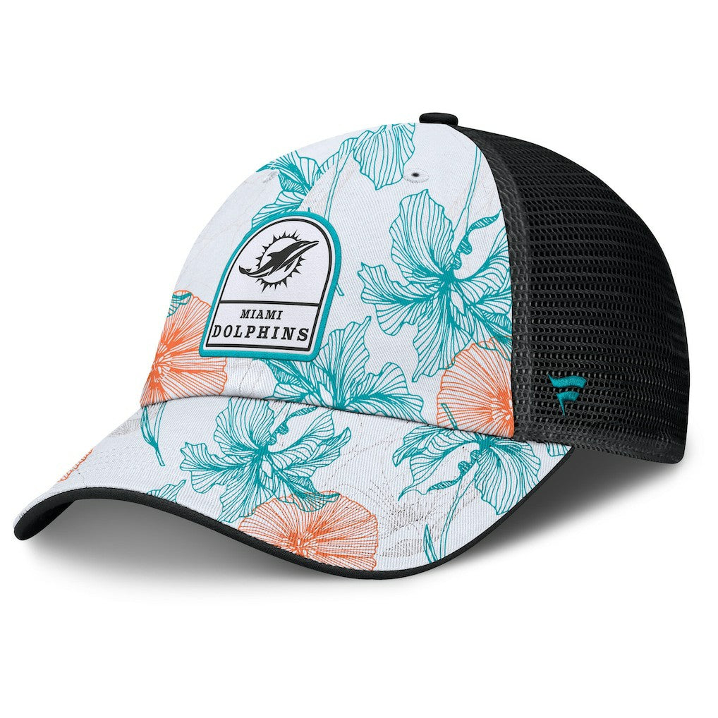 Miami Dolphins Tropical Adjustable Trucker Hat | NFL Sale