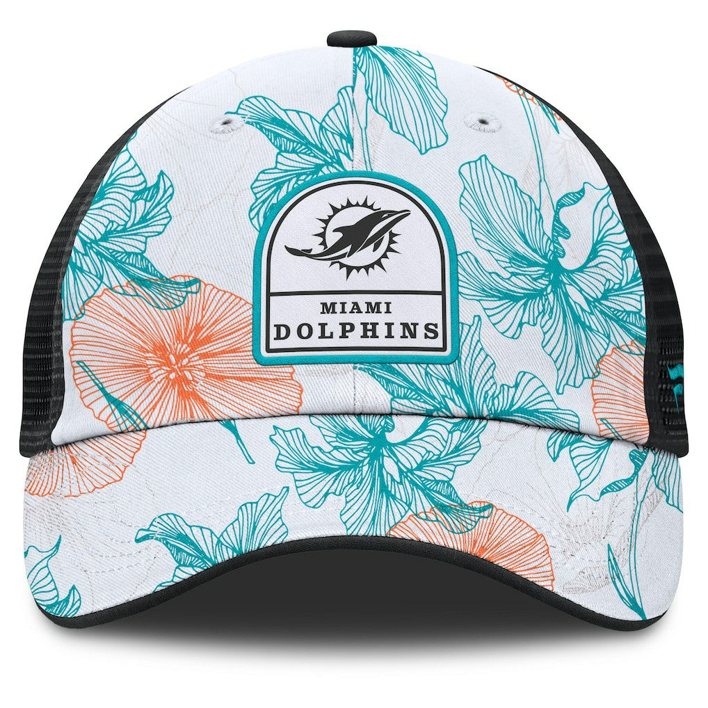 Miami Dolphins Tropical Adjustable Trucker Hat | NFL Sale