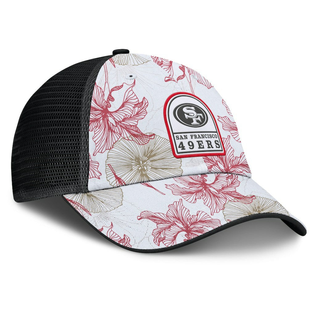 San Francisco 49ers Tropical Adjustable Trucker Hat | NFL Sale