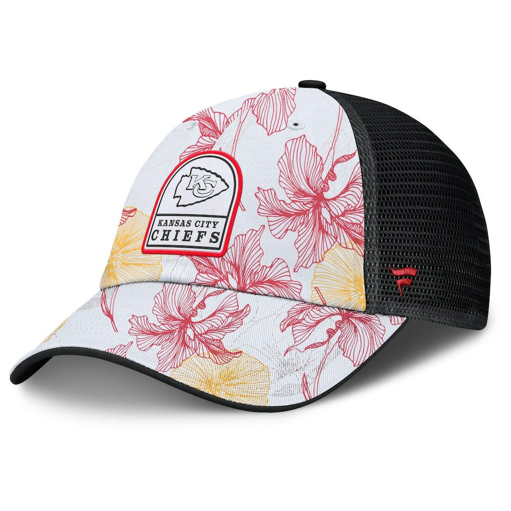 Kansas City Chiefs Tropical Adjustable Trucker Hat | NFL Outlet