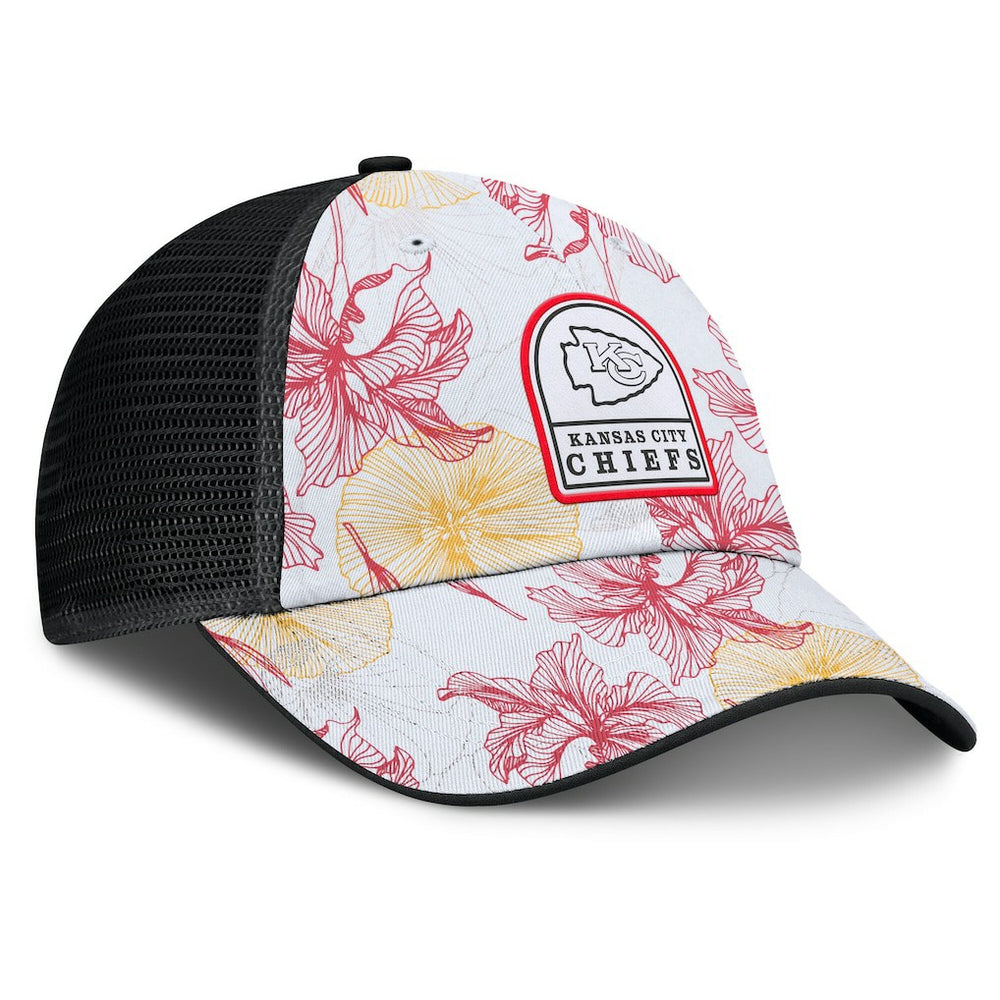 Kansas City Chiefs Tropical Adjustable Trucker Hat | NFL Outlet