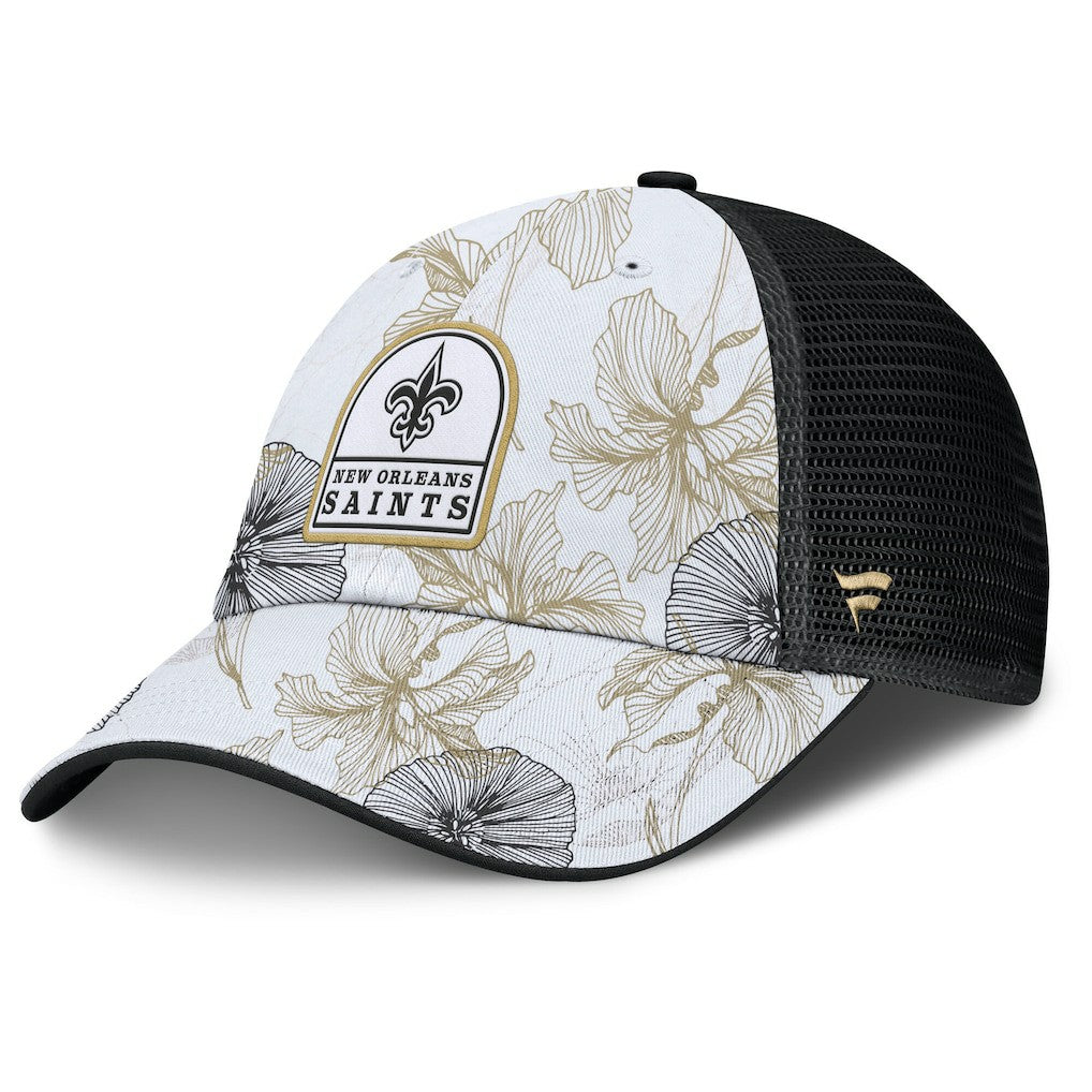New Orleans Saints Tropical Adjustable Trucker Hat | NFL Hot