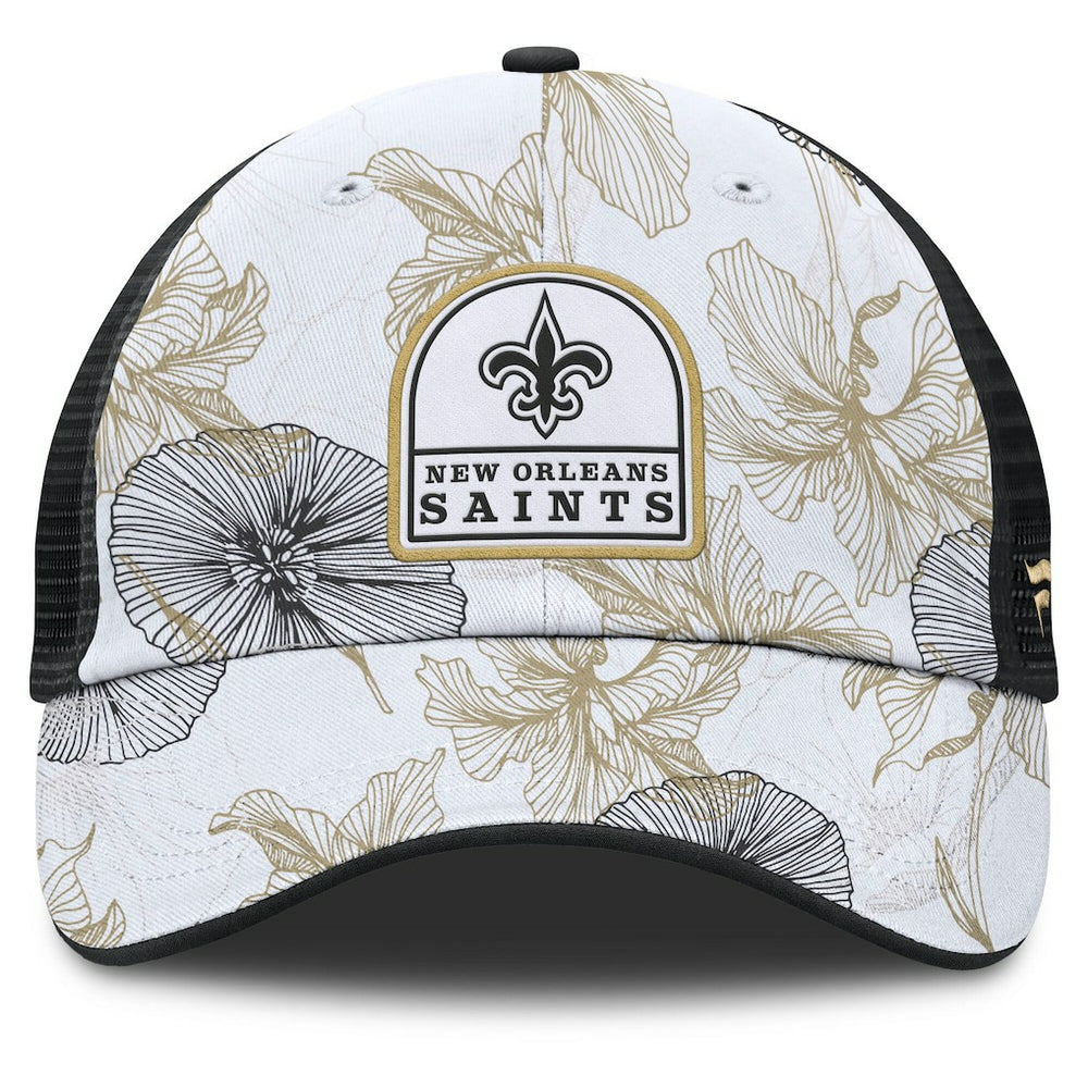 New Orleans Saints Tropical Adjustable Trucker Hat | NFL Hot