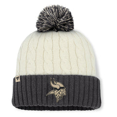 Minnesota Vikings Women's Coaxial Cuffed Knit Hat with Pom | NFL US