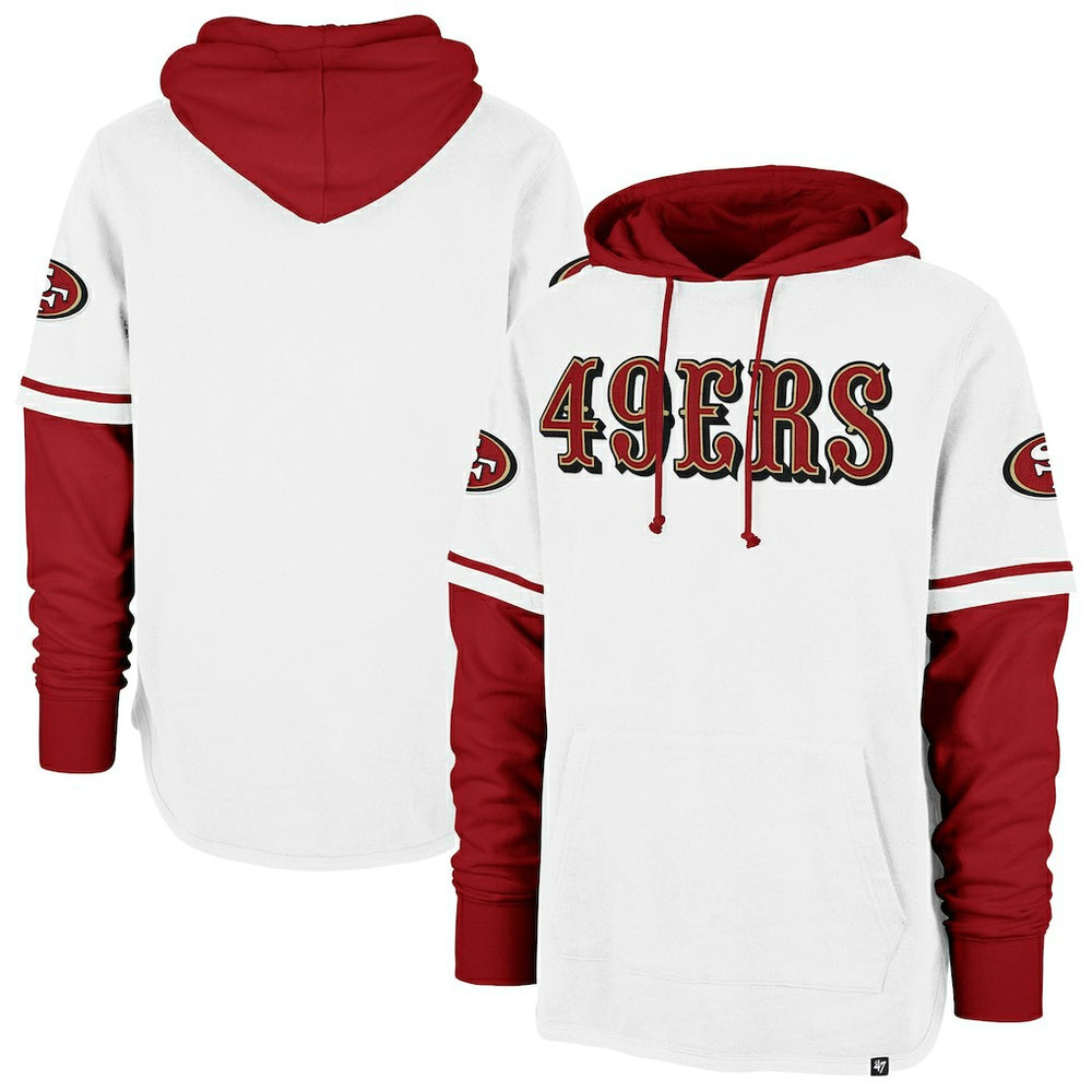 San Francisco 49ers '47 Trifecta Shortstop Pullover Hoodie | NFL Online