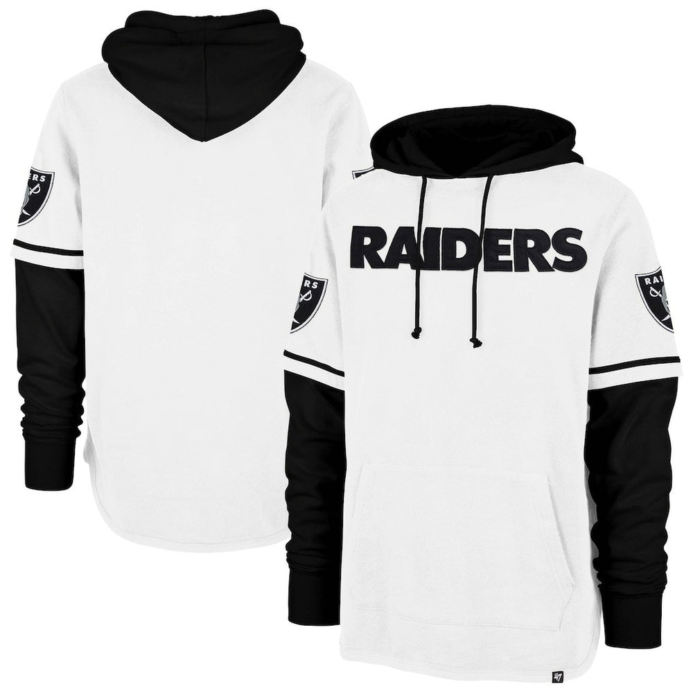 Las Vegas Raiders '47 Trifecta Shortstop Pullover Hoodie | NFL On sale