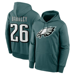 Philadelphia Eagles Saquon Barkley  Player Name & Number Therma Hoodie | NFL Online