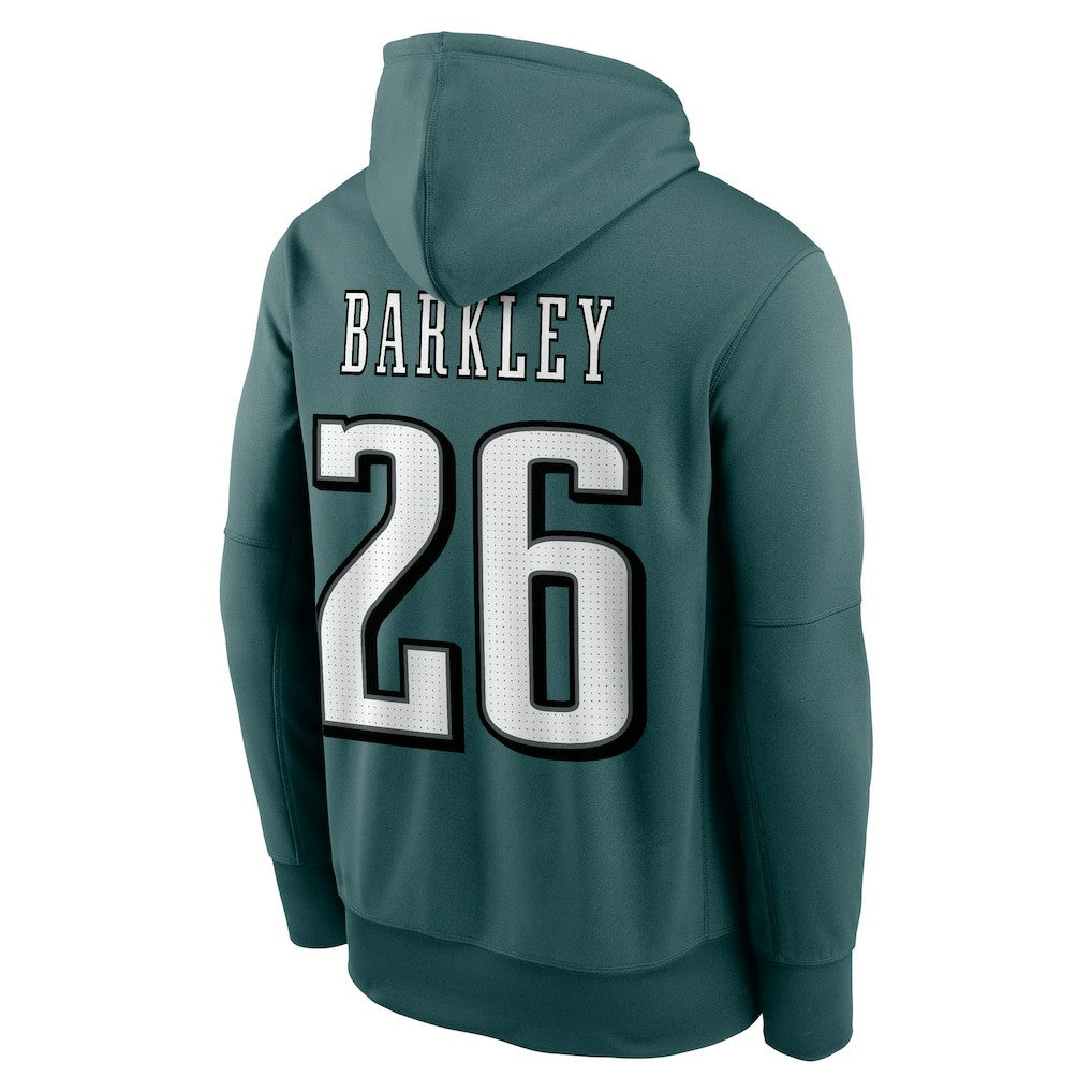 Philadelphia Eagles Saquon Barkley  Player Name & Number Therma Hoodie | NFL Online