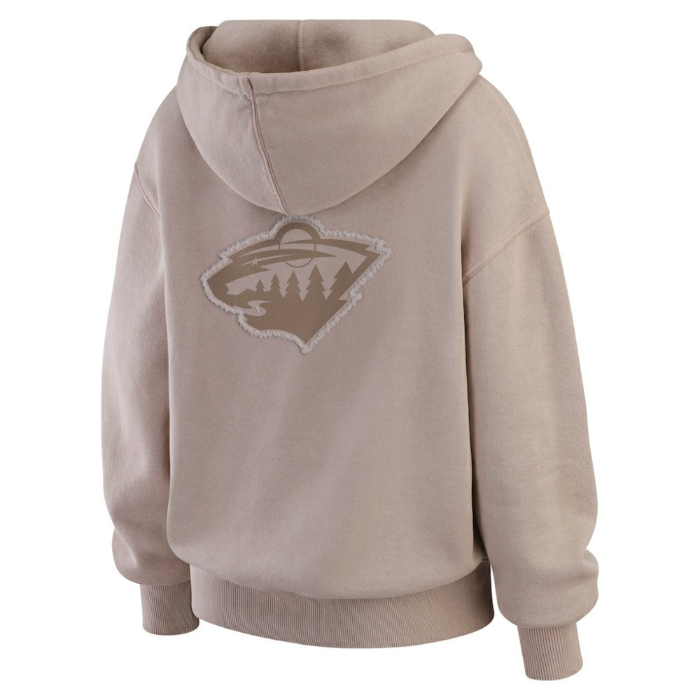 Minnesota Wild WEAR by Erin Andrews Women's Washed Pullover Crewdie -  NHL Pullover