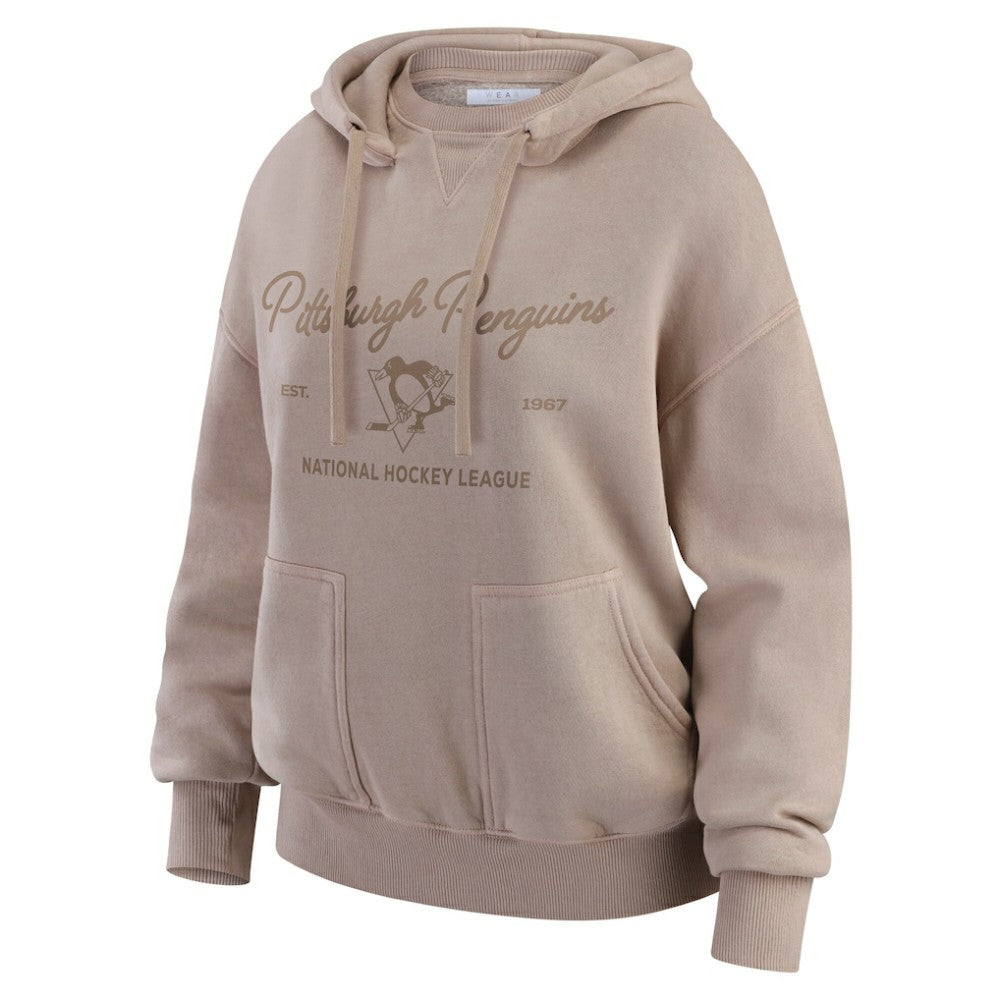 Pittsburgh Penguins WEAR by Erin Andrews Women's Washed Pullover Crewdie -  NHL Pullover