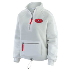 Washington Capitals WEAR by Erin Andrews Women's Polar Fleece Quarter-Zip Jacket -  NHL Jackets