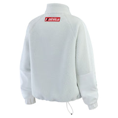 New Jersey Devils WEAR by Erin Andrews Women's Polar Fleece Quarter-Zip Jacket -  NHL Jerseys