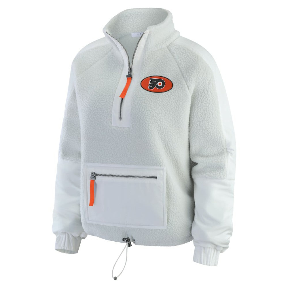 Philadelphia Flyers WEAR by Erin Andrews Women's Polar Fleece Quarter-Zip Jacket -  NHL Jackets