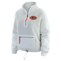 Philadelphia Flyers WEAR by Erin Andrews Women's Polar Fleece Quarter-Zip Jacket -  NHL Jackets