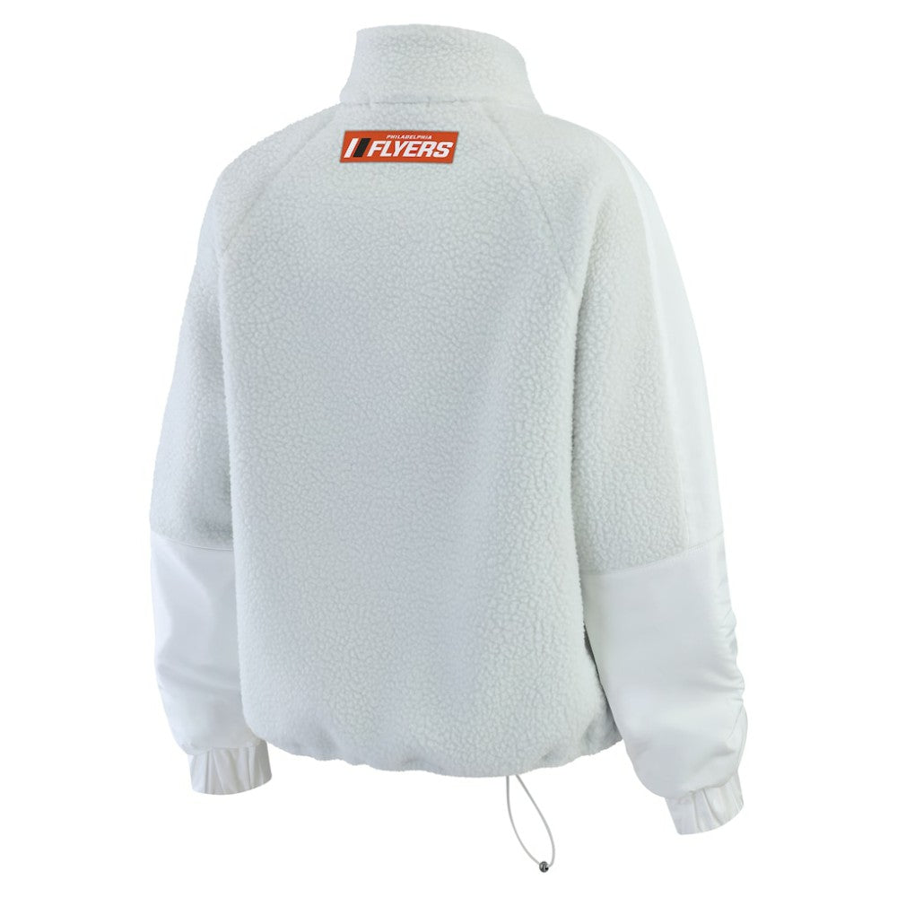 Philadelphia Flyers WEAR by Erin Andrews Women's Polar Fleece Quarter-Zip Jacket -  NHL Jackets