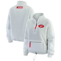 Detroit Red Wings WEAR by Erin Andrews Women's Polar Fleece Quarter-Zip Jacket -  NHL Jackets