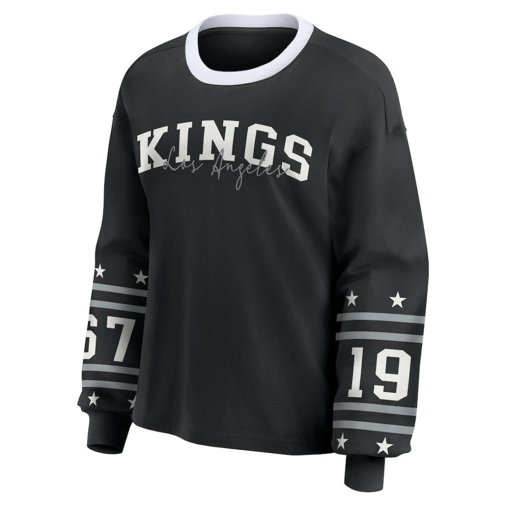 Los Angeles Kings WEAR by Erin Andrews Women's Long-Sleeve Sport T-Shirt -  NHL T-shirts