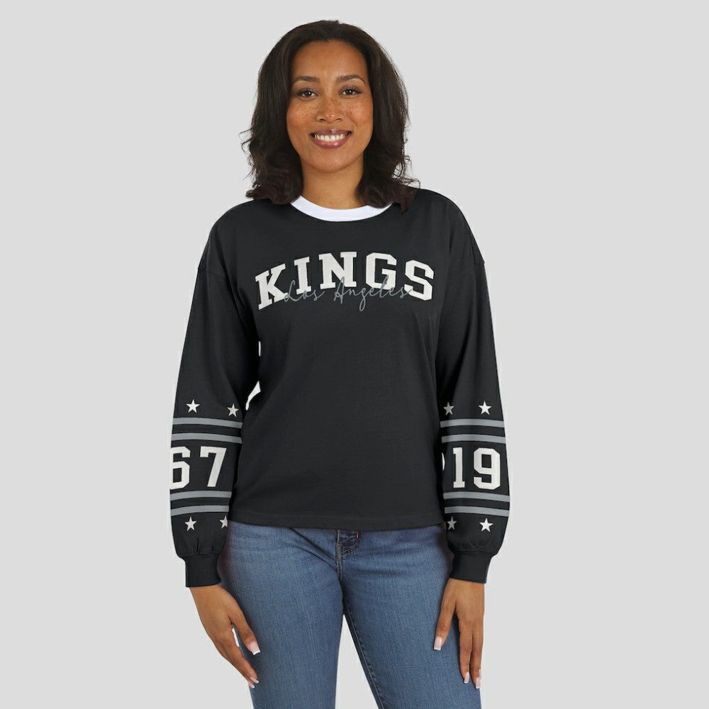 Los Angeles Kings WEAR by Erin Andrews Women's Long-Sleeve Sport T-Shirt -  NHL T-shirts