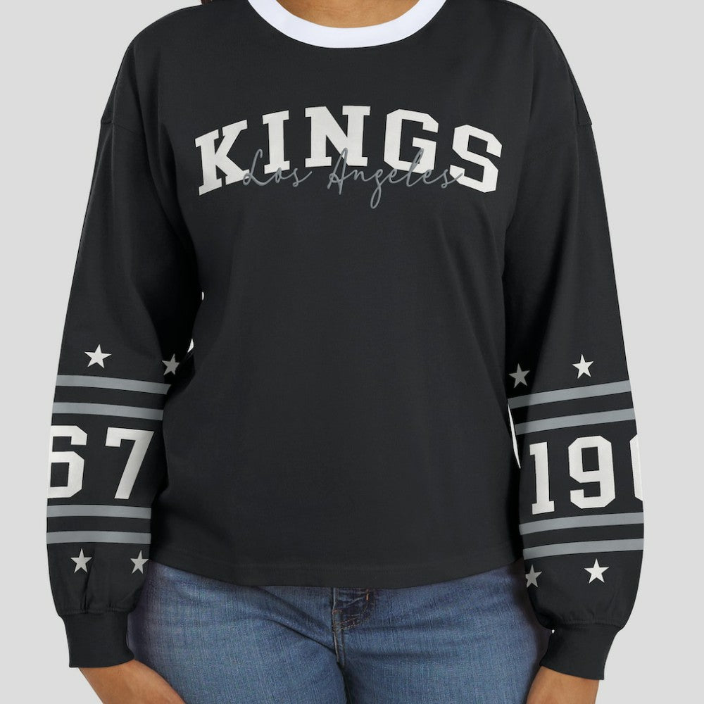 Los Angeles Kings WEAR by Erin Andrews Women's Long-Sleeve Sport T-Shirt -  NHL T-shirts