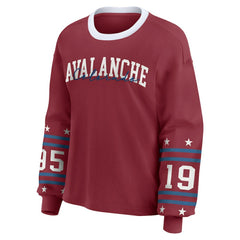 Colorado Avalanche WEAR by Erin Andrews Women's Long-Sleeve Sport T-Shirt -  NHL T-shirts