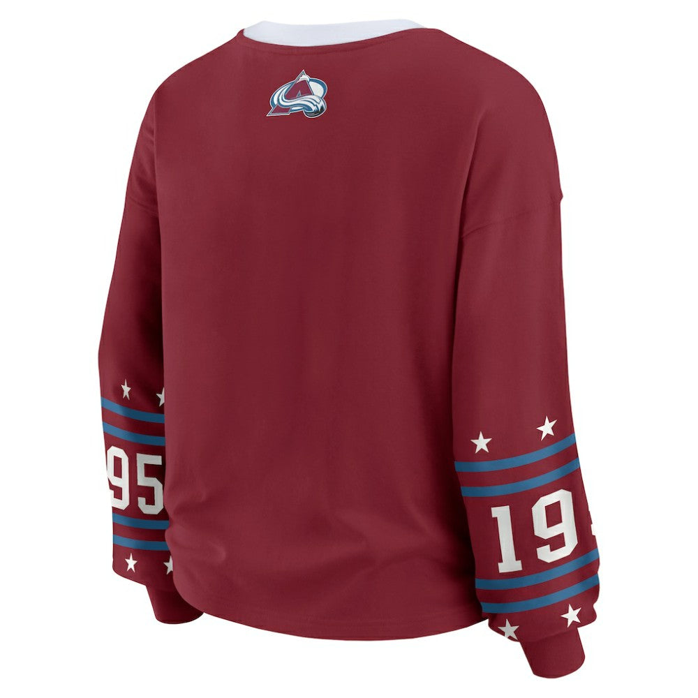 Colorado Avalanche WEAR by Erin Andrews Women's Long-Sleeve Sport T-Shirt -  NHL T-shirts