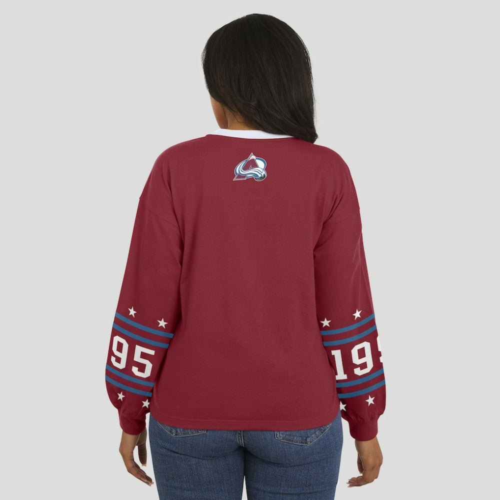 Colorado Avalanche WEAR by Erin Andrews Women's Long-Sleeve Sport T-Shirt -  NHL T-shirts