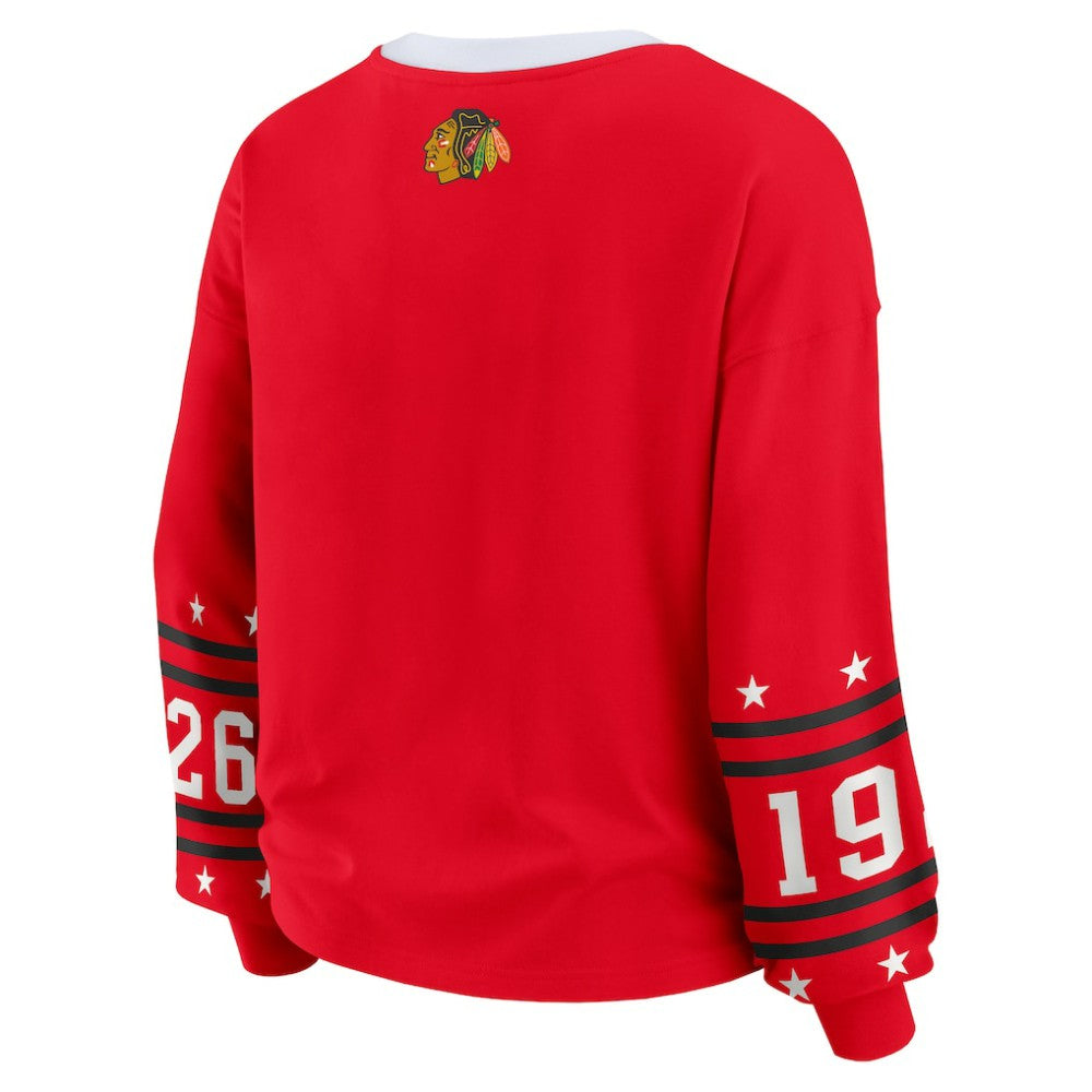 Chicago Blackhawks WEAR by Erin Andrews Women's Long-Sleeve Sport T-Shirt -  NHL T-shirts