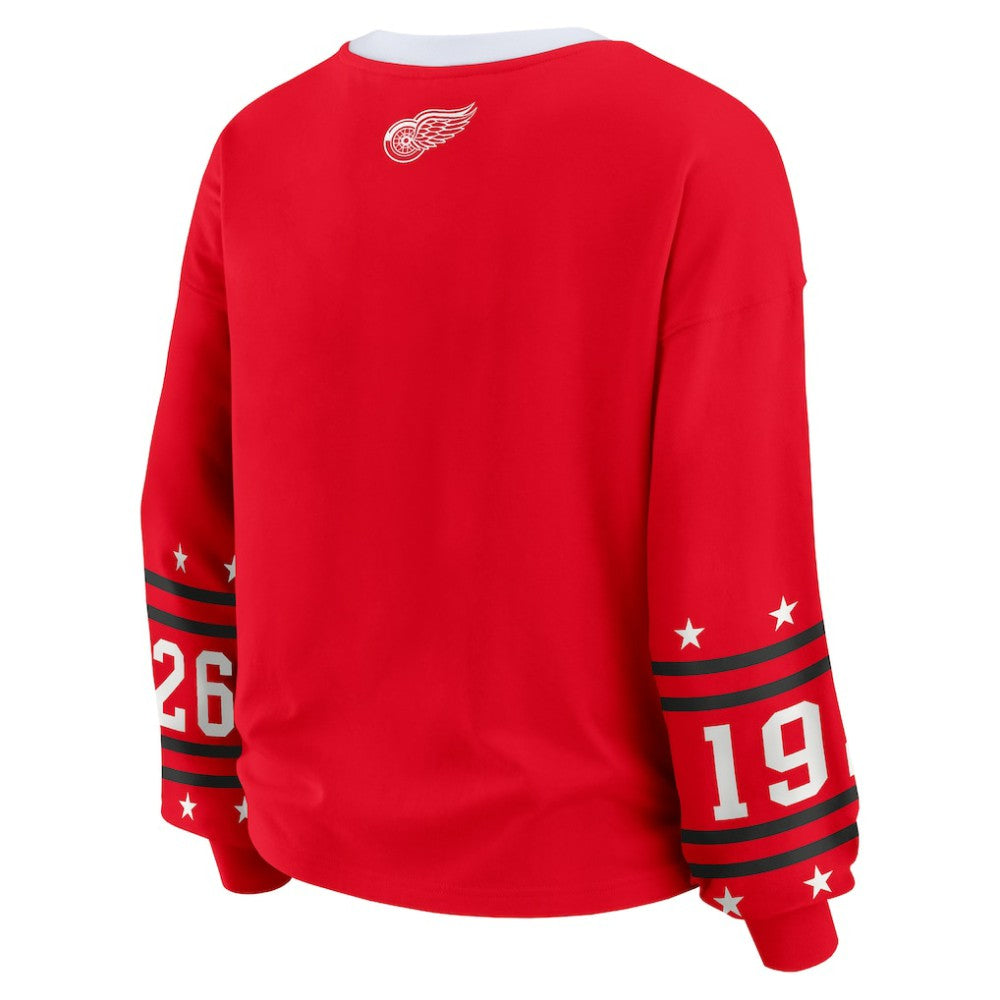 Detroit Red Wings WEAR by Erin Andrews Women's Long-Sleeve Sport T-Shirt -  NHL T-shirts